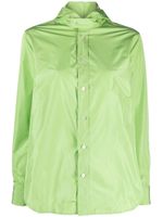 Plan C chemise à capuche détachable - Vert