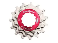 SunRace sluitring met kransjes 10v 11/13/15t zilver