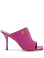 Palm Angels mules en cuir Punk 90 mm - Rose