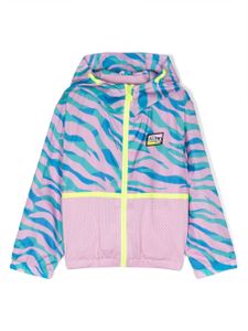 Stella McCartney Kids veste à imprimé zèbre - Rose