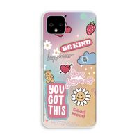 Positivity: Pixel 4 XL Transparant Hoesje