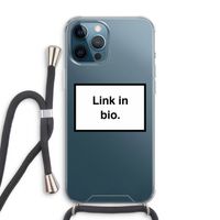 Link in bio: iPhone 12 Pro Max Transparant Hoesje met koord