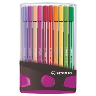 Stabilo 68 Colorparade roze 20 stuks