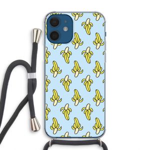Bananas: iPhone 12 Transparant Hoesje met koord