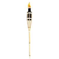 Esschert Design Tuinfakkel - bamboe - navulbaar - 60 cm - sfeer verlichting