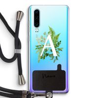 Green Brush: Huawei P30 Transparant Hoesje met koord
