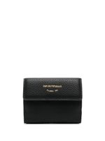 Emporio Armani faux-leather tri-fold wallet - Noir - thumbnail