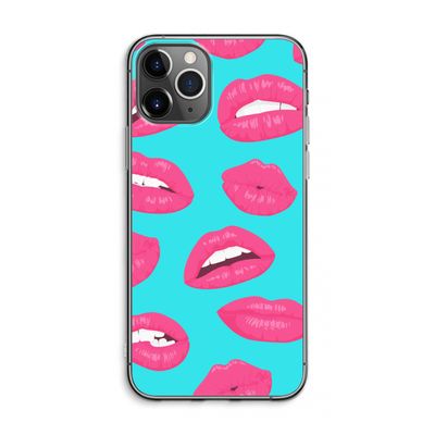 Bite my lip: iPhone 11 Pro Max Transparant Hoesje