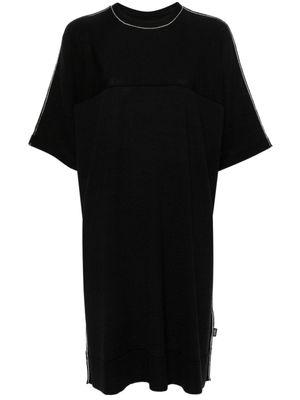 MM6 Maison Margiela haut à étiquette logo - Noir