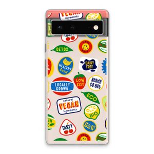 Fruitsticker: Google Pixel 6 Transparant Hoesje