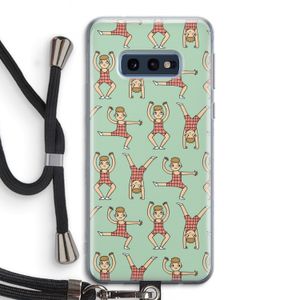 Gymboys: Samsung Galaxy S10e Transparant Hoesje met koord