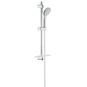 GROHE Euphoria 110 Mono Glijstangset - 60cm - ronde hanndouche - 1 straalsoort - gladde doucheslang - met zeepschaal - chroom 27266001
