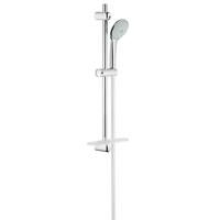 GROHE Euphoria 110 Mono Glijstangset - 60cm - ronde hanndouche - 1 straalsoort - gladde doucheslang - met zeepschaal - chroom 27266001