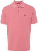 C.P. Company polo à logo brodé - Rose