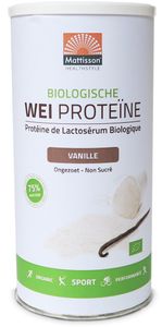 Mattisson HealthStyle Biologische Wei Proteïne Vanille