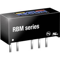 RECOM RBM-0505S DC/DC-converter, print 200 mA 1 W Aantal uitgangen: 1 x Inhoud 1 stuk(s) - thumbnail