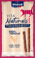 Vita Naturals Cat Stick Kip 4x dierensnack - Vitakraft - thumbnail