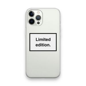 Limited edition: iPhone 12 Pro Max Transparant Hoesje