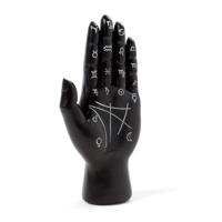 Zwarte Mantra Hand / Tarot Handpalm