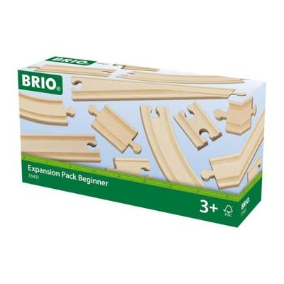 BRIO World - 33401 - Evolution Set Beginners -11 Rails - Houten speelgoed