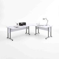 Bureau Moos Wit 120x160 cm