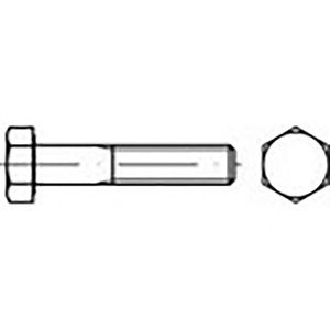 TOOLCRAFT TO-6857511 Zeskantbout M6 35 mm Buitenzeskant DIN 931 Staal Gelamelleerd verzinkt 200 stuk(s)