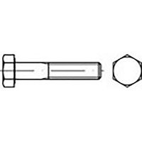 TOOLCRAFT TO-6857511 Zeskantbout M6 35 mm Buitenzeskant DIN 931 Staal Gelamelleerd verzinkt 200 stuk(s)