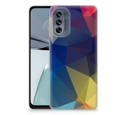 Motorola Moto G62 5G | TPU Hoesje | Polygon Dark