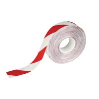Vloermarkeringstape DURALINE 50mmx30m rood-wit
