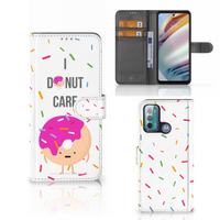 Motorola Moto G60 Book Cover Donut Roze - thumbnail