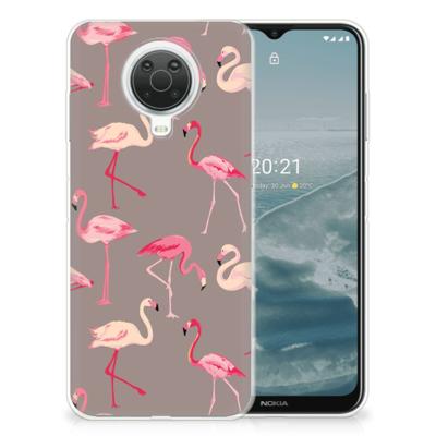Nokia G20 | G10 | TPU Hoesje | Flamingo