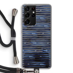 Verrassende lijnen: Samsung Galaxy S21 Ultra Transparant Hoesje met koord