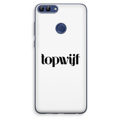 Topwijf Wit: Huawei P Smart (2018) Transparant Hoesje