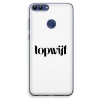 Topwijf Wit: Huawei P Smart (2018) Transparant Hoesje