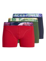 Jack & Jones Jack & Jones Heren Trunks Boxershorts JACPAW 3-Pack Effen