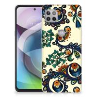 Siliconen Hoesje Motorola Moto G 5G Barok Flower