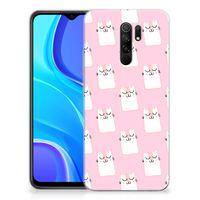 Xiaomi Redmi 9 TPU Hoesje Sleeping Cats