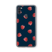 Framboosjes: Samsung Galaxy A11 Transparant Hoesje