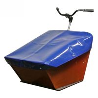 Dekzeil Bakfiets Kort Blauw