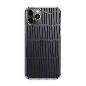 Moroccan stripes: iPhone 11 Pro Max Transparant Hoesje