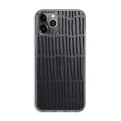 Moroccan stripes: iPhone 11 Pro Max Transparant Hoesje