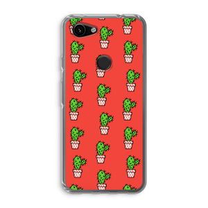 Mini cactus: Google Pixel 3a Transparant Hoesje