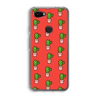 Mini cactus: Google Pixel 3a Transparant Hoesje