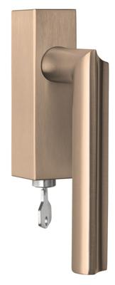 Formani David Rockwell ECLIPSE DR102-DKLOCK draaikiepgarnituur afsluitbaar rechtsdraaiend - PVD licht brons