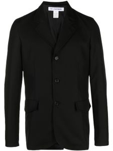 Comme Des Garçons Shirt blazer boutonné à revers crantés - Noir