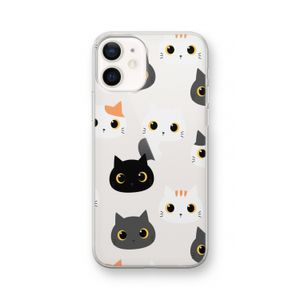 Katten: iPhone 12 Transparant Hoesje