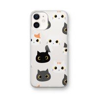 Katten: iPhone 12 Transparant Hoesje