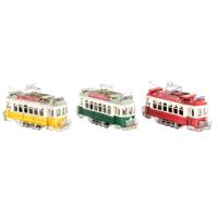 Decoratieve figuren DKD Home Decor Trein Vintage 27 x 8,5 x 15,5 cm (3 Stuks)