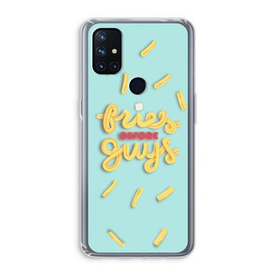 Always fries: OnePlus Nord N10 5G Transparant Hoesje