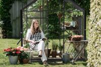 Tuinkas Kate III - 192x314 cm - Zwart - Full Options- - Veiligheidsglas- Royal Well